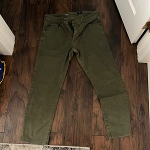 AG green casual pants